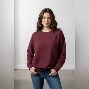 PINK by VS Maroon Pullover